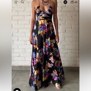 Rococo Sand Halter Jumpsuit Wide Leg & Flowing S NEW $750